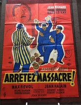 *Andre Hunebelle&#39;s ARRETEZ LE MASSACRE (1959) French 47x63 GUY GERARD NO... - £199.83 GBP