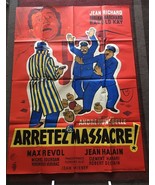 *Andre Hunebelle&#39;s ARRETEZ LE MASSACRE (1959) French 47x63 GUY GERARD NO... - £197.54 GBP