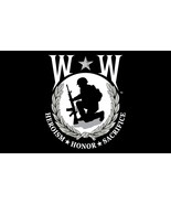 Patriotic U.S Wounded Warrior Flag (3ft x 5ft) - £11.56 GBP