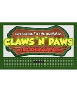 CLAWS N PAWS ANIMAL PARK BILLBOARD INSERT LIONEL Compatible 310/American... - $6.99