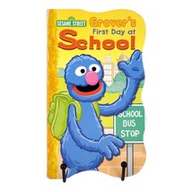 Sesame Street Board Book Grovers First Day of School Bendon 2010 - £5.57 GBP