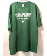 Deer Hunter Vintage Anvil T-Shirt Adult XXL &quot;Real Women Love Deer Hunter... - $470.24 MXN