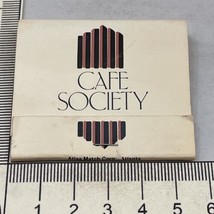 Vintage Matchbook Cover  Cafe Society  Atlanta, Georgia  gmg  Unstruck - £9.30 GBP