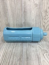 Vintage Haeger USA 353 Blue Ceramic Baby Bottle Planter 8.5&quot;  - £10.44 GBP