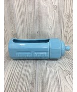 Vintage Haeger USA 353 Blue Ceramic Baby Bottle Planter 8.5&quot;  - £9.82 GBP