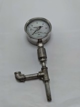 Ransohoff 40-500-60 Stainless Steel Pressure Gauge, 0-60Psi 4&quot;  - $28.15