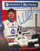 Michael Andretti signed 2002 Indianapolis 500 IndyCar Series 8x10 Photo- JSA #LL - £53.56 GBP