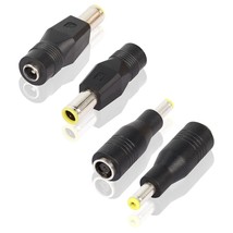 Dc Power Plug Adapter,2Pcs Dc 8Mm Male To Dc 5.5Mm X 2.1Mm Female And 2Pcs Dc 5. - £15.97 GBP