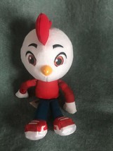 Small Plush Nick Jr. Red White &amp; Blue Chicken Rooster TOP WING ROD Stuffed Chara - £9.01 GBP