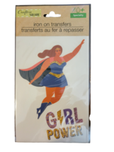 Crafter&#39;s Square Iron-On Transfer - New - Girl Power - £10.26 GBP