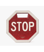 Kate Spade Detour Glitter Patent Leather 3d Stop Sign Crossbody Tote ~NW... - €251,48 EUR