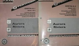 1996 Oldsmobile Aurora Buick Riviera Servizio Negozio Officina Repair Manual Set - $79.94