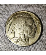 1937 Buffalo Nickel - $314.41 MXN