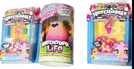 Hatchimals Bundle-1 Hatchtopia Life &amp; 2 hatchimals  Pet Obsessed 2 Pk- A... - £18.43 GBP