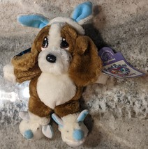 NWT Vintage Applause Sad Sam Honey W/ Easter Bunny Slippers &amp; Ears New w... - $19.95