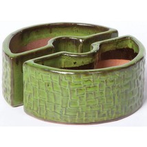 Island Green Ceramic Cobblestone Umbrella Planter Round - $87.26