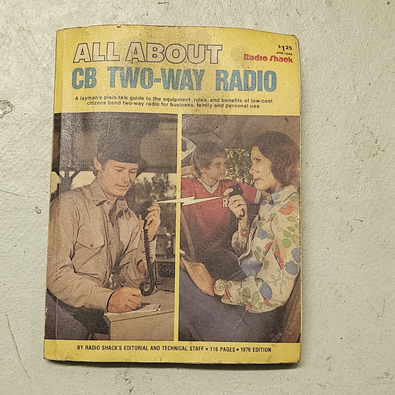 1976 Radio Shack All about CB Two-Way Radio Guide Book 1st Ed 5th Printing  - $12.50