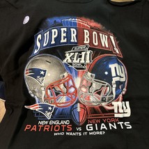Giants Patriots Tshirt Reebok &quot;Who Wants It More?&quot; SUPER BOWL 42 XLII La... - $298.26 MXN