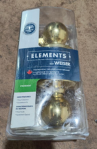 Passage Lockset 1-3/4&#39;&#39; Steel, Polished Brass - Weiser ®  9GAC1010-010 Y... - $516.51 MXN