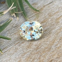 Natural Yellow Sapphire | Loose Corundum | Oval Cut | 0.80 Carat |  6.00x5.10 mm - £247.87 GBP
