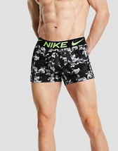 Nike Luxe Cotton Modal. Men&#39;s Boxer Briefs. Camo Print/Volt. (1 Pair) - £23.91 GBP