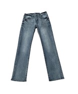 True Religion Jeans Mens 34 Blue Relaxed Straight Denim Stretch Dark Was... - $38.28