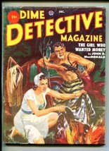Dime Detective 12/1951-POPULAR-NORMAN SAUNDERS-JOHN D MACDONALD-PULP-fn - £101.03 GBP