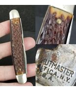 vintage pocket knife Kutmaster Utica NY USA muskrat jigged - €34,13 EUR