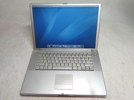 Apple PowerBook G4 15&quot; 1.5GHz 1GB 80GB mac OSX Radeon 9700 64MB NO PSU - $153.45