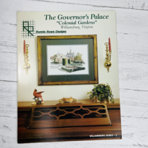 Vtg The Governors Palace Colonial Gardens Williamsburg Cross Stitch Pattern - $19.99