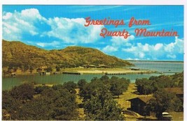 Oklahoma Postcard Quartz Mountain Lake and Lodge - $2.16