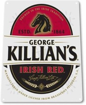 Killians Irish Red Beer Logo 1864 Distressed Retro Wall Decor Large Meta... - £17.14 GBP