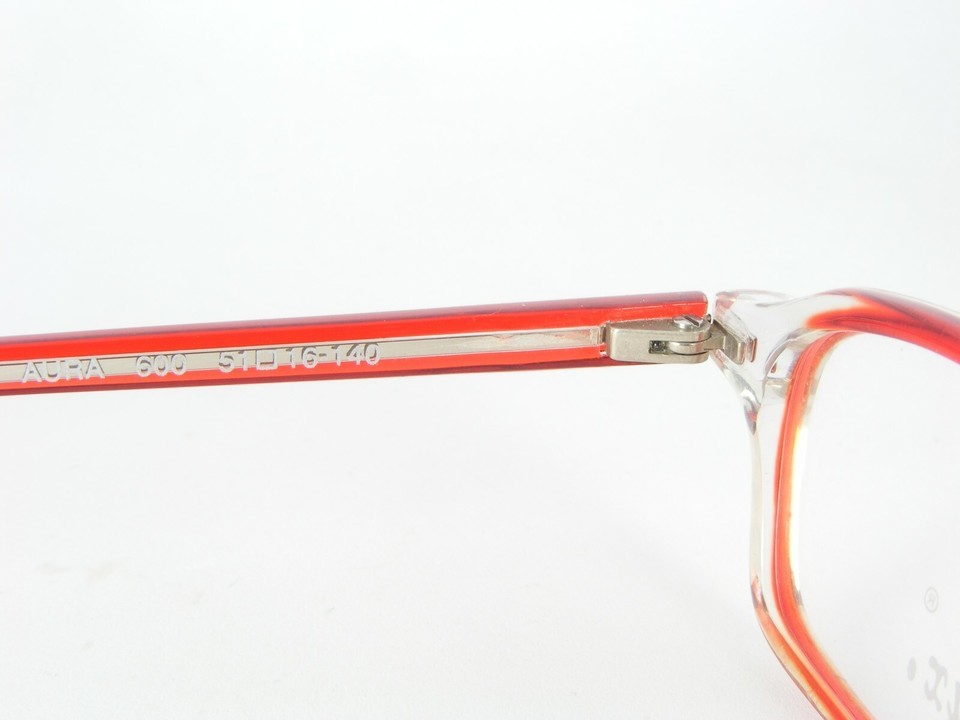 Max. SIEGEL OPTIK AURA 600 LIGHT BURGUNDY /CLEAR EYEGLASSES GLASSES 51-16-140mm Item image 7