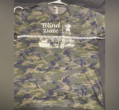 Live & Tell Apparel Camo Blind Date Tee NWT XL Green, Navy, Gray image 3