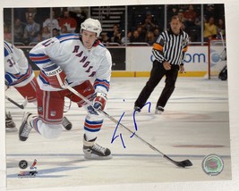 Tom Poti Signed Autographed Glossy 8x10 Photo - New York Rangers - $39.99