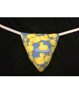 New Sexy Mens RUBBER DUCKY Bath Toy Gstring Thong Male Lingerie Underwear - £14.88 GBP