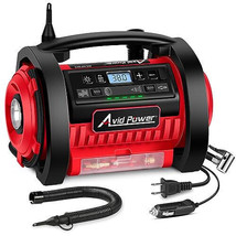 Portable Air Compressor, 12V DC / 120V AC Car Tire Pump, Air Mattress Pu... - $251.96