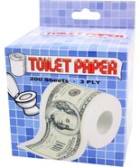 Big Bucks Novelty 3-Ply Toilet Paper with Hilarious Bathroom Septic Safe... - $7.92