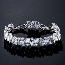 Bracelets for Women Luxury Wedding Party Jewelry Fashion Charm AAA Cubic Zirconi - £24.92 GBP