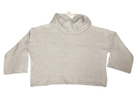 Universal Thread Women&#39;s Cowl Neck Pullover Sweater Beige NEW Rolled Edges XL - £11.80 GBP