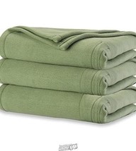 Sunbeam Royal Ultra Ivy Green Heated Blanket Full - $66.49