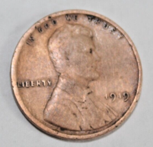 1919  penny, No Mint Mark - £75.75 GBP