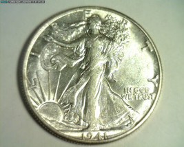 1941-D Walking Liberty Half Choice About Uncirculated Ch.Au Nice Original Coin - £21.33 GBP