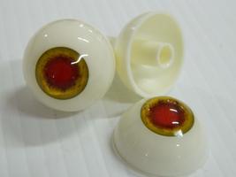 Pair of Realistic Life size Human/Zombie Acrylic Eyes for Halloween PROP... - £10.23 GBP