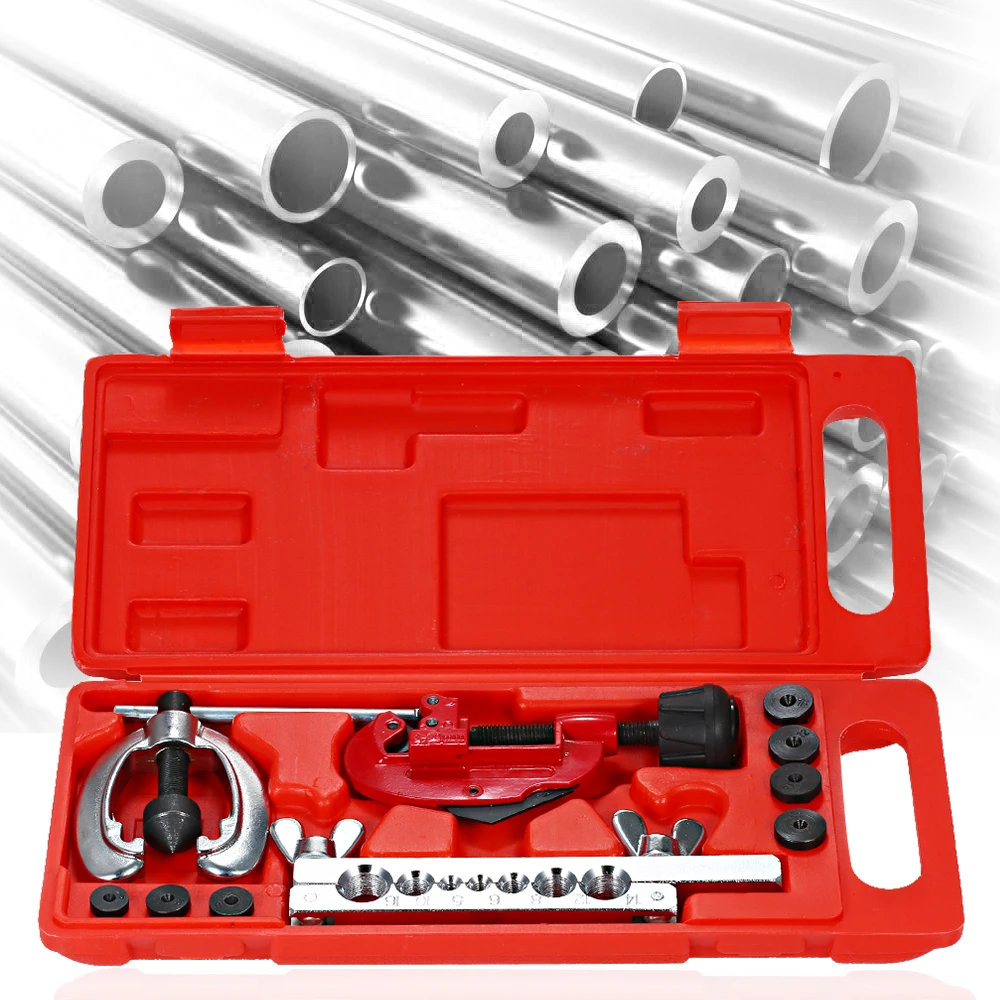 Copper ke Fuel Pipe Repair Double Flaring Dies Tool Set For Cutting Flar... - $1,707.22 MXN
