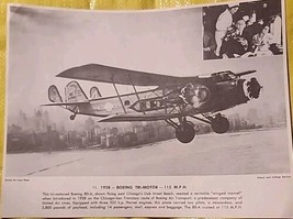 Vtg Photos 1928bboeing Tri Motor 115 Mph Was Considered  A Winged Marvel... - $184.69 MXN
