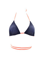 L&#39;agent By Agent Provocateur Womens Bikini Top Triangle Blue Size L - £38.34 GBP