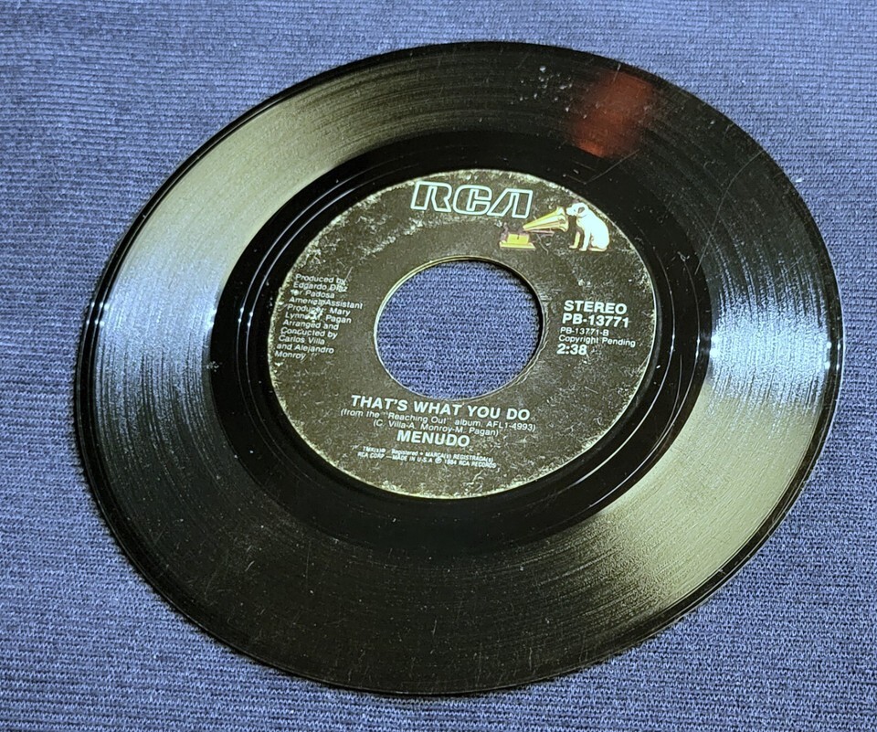 Menudo - If You&#39;re Not Here - That&#39;s What You Do - RCA - 7&quot; Vinyl - 45 RPM - $5.93