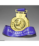 Salt lake 2002 Olympic &#39;Gold&#39;  Medal with Ribbons &amp; Display Stands/Pouch... - £39.16 GBP