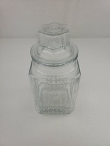 VTG RARE Koeze&#39;s #35 Glass Apothecary Jar Canister 1988-1991 9.5&quot;H w/ LID 4.5&quot;W - £23.87 GBP